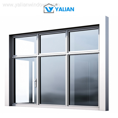 French Style Aluminum Alloy Casement Windows Swing Opening
